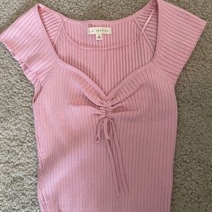 LA Hearts Pink Sweetheart Top